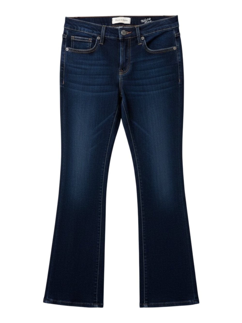 Henry & Belle Dark Blue Micro Flare Jeans
